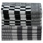vidaXL 10-tlg. Handtuch-Set Schwarz und Weiß Baumwolle vidaXL 10-tlg. Handtuch-Set Schwarz und Weiß Baumwolle