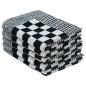 vidaXL 10-tlg. Handtuch-Set Schwarz und Weiß Baumwolle vidaXL 10-tlg. Handtuch-Set Schwarz und Weiß Baumwolle