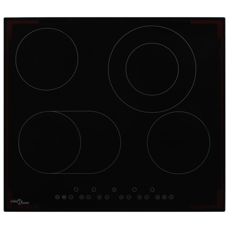vidaXL Glaskeramik-Kochfeld mit 4 Platten Touch Control 6600 W vidaXL Glaskeramik-Kochfeld mit 4 Platten Touch Control 6600 W