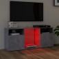 vidaXL TV-Schrank mit LED-Leuchten Betongrau 120x30x50 cm vidaXL TV-Schrank mit LED-Leuchten Betongrau 120x30x50 cm