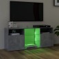 vidaXL TV-Schrank mit LED-Leuchten Betongrau 120x30x50 cm vidaXL TV-Schrank mit LED-Leuchten Betongrau 120x30x50 cm