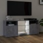 vidaXL TV-Schrank mit LED-Leuchten Betongrau 120x30x50 cm vidaXL TV-Schrank mit LED-Leuchten Betongrau 120x30x50 cm
