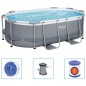Bestway Power Steel Oberirdischer Pool Oval 305x200x84 cm Bestway Power Steel Oberirdischer Pool Oval 305x200x84 cm