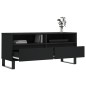 vidaXL TV-Schrank Schwarz 100x34,5x44,5 cm Holzwerkstoff vidaXL TV-Schrank Schwarz 100x34,5x44,5 cm Holzwerkstoff