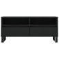 vidaXL TV-Schrank Schwarz 100x34,5x44,5 cm Holzwerkstoff vidaXL TV-Schrank Schwarz 100x34,5x44,5 cm Holzwerkstoff