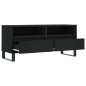 vidaXL TV-Schrank Schwarz 100x34,5x44,5 cm Holzwerkstoff vidaXL TV-Schrank Schwarz 100x34,5x44,5 cm Holzwerkstoff