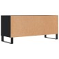 vidaXL TV-Schrank Schwarz 100x34,5x44,5 cm Holzwerkstoff vidaXL TV-Schrank Schwarz 100x34,5x44,5 cm Holzwerkstoff