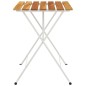 vidaXL Bistrotisch Klappbar 55x54x71 cm Massivholz Akazie und Stahl vidaXL Bistrotisch Klappbar 55x54x71 cm Massivholz Akazie und Stahl