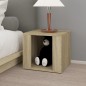 vidaXL Nachttisch Sonoma-Eiche 41x40x36 cm Holzwerkstoff vidaXL Nachttisch Sonoma-Eiche 41x40x36 cm Holzwerkstoff