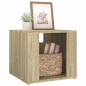 vidaXL Nachttisch Sonoma-Eiche 41x40x36 cm Holzwerkstoff vidaXL Nachttisch Sonoma-Eiche 41x40x36 cm Holzwerkstoff