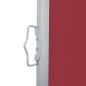 vidaXL Ausziehbare Seitenmarkise Rot 100 x 600 cm vidaXL Ausziehbare Seitenmarkise Rot 100 x 600 cm