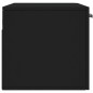 vidaXL Wandschrank Schwarz 80x36,5x35 cm Holzwerkstoff vidaXL Wandschrank Schwarz 80x36,5x35 cm Holzwerkstoff