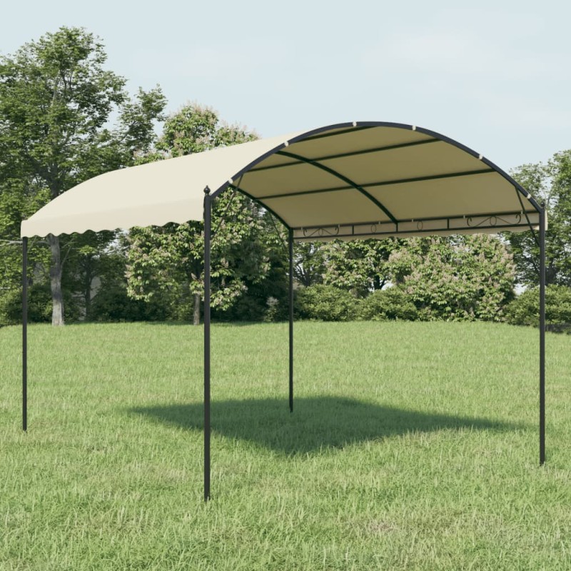 vidaXL Pavillon Stoff Creme vidaXL Pavillon Stoff Creme
