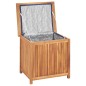 vidaXL Gartenbox 60x50x58 cm Massivholz Teak vidaXL Gartenbox 60x50x58 cm Massivholz Teak