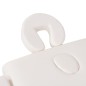 vidaXL Massageliege 2-Zonen mit Hocker Klappbar 10 cm Sitz Weiß vidaXL Massageliege 2-Zonen mit Hocker Klappbar 10 cm Sitz Weiß