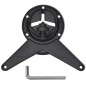 4 höhenverstellbare Tischbeine Schwarz 870 mm 4 höhenverstellbare Tischbeine Schwarz 870 mm