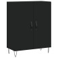 vidaXL Sideboard Schwarz 69,5x34x90 cm Holzwerkstoff vidaXL Sideboard Schwarz 69,5x34x90 cm Holzwerkstoff