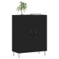 vidaXL Sideboard Schwarz 69,5x34x90 cm Holzwerkstoff vidaXL Sideboard Schwarz 69,5x34x90 cm Holzwerkstoff