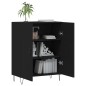 vidaXL Sideboard Schwarz 69,5x34x90 cm Holzwerkstoff vidaXL Sideboard Schwarz 69,5x34x90 cm Holzwerkstoff