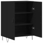 vidaXL Sideboard Schwarz 69,5x34x90 cm Holzwerkstoff vidaXL Sideboard Schwarz 69,5x34x90 cm Holzwerkstoff