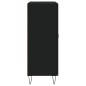 vidaXL Sideboard Schwarz 69,5x34x90 cm Holzwerkstoff vidaXL Sideboard Schwarz 69,5x34x90 cm Holzwerkstoff