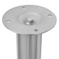 2 x Teleskopfuß Stützfuß Tischbein Nickel gebürstet 710mm-1100mm 2 x Teleskopfuß Stützfuß Tischbein Nickel gebürstet 710mm-1100mm