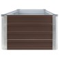 vidaXL Garten-Hochbeet Verzinkter Stahl 320×40×45 cm Braun vidaXL Garten-Hochbeet Verzinkter Stahl 320×40×45 cm Braun