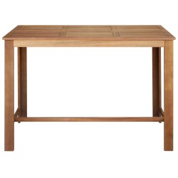 vidaXL Bartisch Akazienholz Massiv 150 x 70 x 105 cm