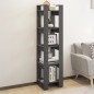 vidaXL Bücherregal/Raumteiler Grau 41x35x160 cm Massivholz Kiefer vidaXL Bücherregal/Raumteiler Grau 41x35x160 cm Massivholz Kiefer