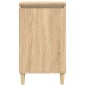 vidaXL Nachttische 2 Stk. Sonoma-Eiche 40x35x70 cm Holzwerkstoff