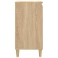 vidaXL Nachttische 2 Stk. Sonoma-Eiche 40x35x70 cm Holzwerkstoff
