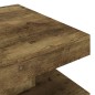 vidaXL Couchtisch Dunkelbraun 60x60x35 cm MDF vidaXL Couchtisch Dunkelbraun 60x60x35 cm MDF