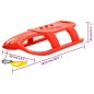 vidaXL Schlitten für Kinder Rot 102,5x40x23 cm Polypropylen vidaXL Schlitten für Kinder Rot 102,5x40x23 cm Polypropylen