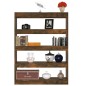 vidaXL Bücherregal/Raumteiler Räuchereiche 100×30×135 cm vidaXL Bücherregal/Raumteiler Räuchereiche 100×30×135 cm