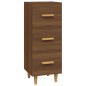 vidaXL Sideboard Braun Eichen-Optik 34,5x34x90 cm Holzwerkstoff vidaXL Sideboard Braun Eichen-Optik 34,5x34x90 cm Holzwerkstoff