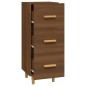 vidaXL Sideboard Braun Eichen-Optik 34,5x34x90 cm Holzwerkstoff vidaXL Sideboard Braun Eichen-Optik 34,5x34x90 cm Holzwerkstoff