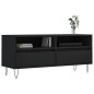 vidaXL TV-Schrank Schwarz 100x34,5x44,5 cm Holzwerkstoff vidaXL TV-Schrank Schwarz 100x34,5x44,5 cm Holzwerkstoff