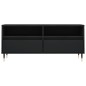 vidaXL TV-Schrank Schwarz 100x34,5x44,5 cm Holzwerkstoff vidaXL TV-Schrank Schwarz 100x34,5x44,5 cm Holzwerkstoff