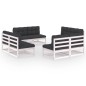 vidaXL 8-tlg. Garten-Lounge-Set mit Kissen Kiefer Massivholz vidaXL 8-tlg. Garten-Lounge-Set mit Kissen Kiefer Massivholz