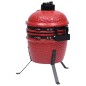vidaXL 2-in-1 Kamado-Grill Smoker Keramik 56 cm Rot vidaXL 2-in-1 Kamado-Grill Smoker Keramik 56 cm Rot