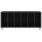 vidaXL Plattenschrank Schwarz 100x38x48 cm Holzwerkstoff vidaXL Plattenschrank Schwarz 100x38x48 cm Holzwerkstoff