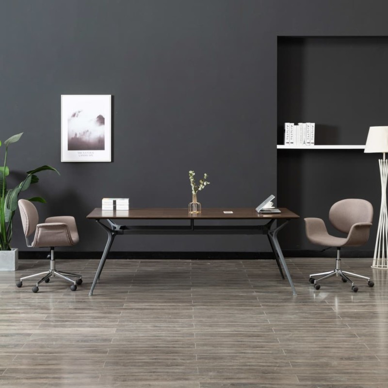 Esszimmerstuhl Drehbar Taupe Stoff Esszimmerstuhl Drehbar Taupe Stoff