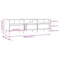 vidaXL TV-Schrank Schwarz 150x30x44,5 cm Holzwerkstoff vidaXL TV-Schrank Schwarz 150x30x44,5 cm Holzwerkstoff