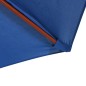 vidaXL Sonnenschirm mit Holz-Mast 300 x 258 cm Blau vidaXL Sonnenschirm mit Holz-Mast 300 x 258 cm Blau