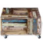 vidaXL Couchtisch Altholz 70x70x35 cm vidaXL Couchtisch Altholz 70x70x35 cm