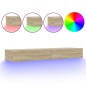 vidaXL TV-Schrank mit LED-Leuchten Sonoma-Eiche 120x35x15,5 cm vidaXL TV-Schrank mit LED-Leuchten Sonoma-Eiche 120x35x15,5 cm