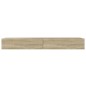 vidaXL TV-Schrank mit LED-Leuchten Sonoma-Eiche 120x35x15,5 cm vidaXL TV-Schrank mit LED-Leuchten Sonoma-Eiche 120x35x15,5 cm