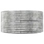 vidaXL Hochbeet Silbern 140x140x68 cm Pulverbeschichteter Stahl vidaXL Hochbeet Silbern 140x140x68 cm Pulverbeschichteter Stahl