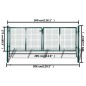 Maschendrahtzaun Drahtzaun 289 x 175 cm / 306 x 225 cm Maschendrahtzaun Drahtzaun 289 x 175 cm / 306 x 225 cm