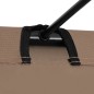 vidaXL Campingbetten 2 Stk. 180x60x19 cm Oxford-Gewebe und Stahl Taupe vidaXL Campingbetten 2 Stk. 180x60x19 cm Oxford-Gewebe und Stahl Taupe